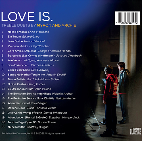 LOVE IS. Back Cover